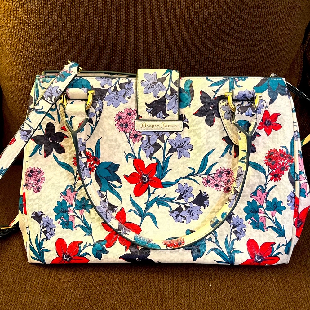 Draper James Elliston Floral Caroline Tote